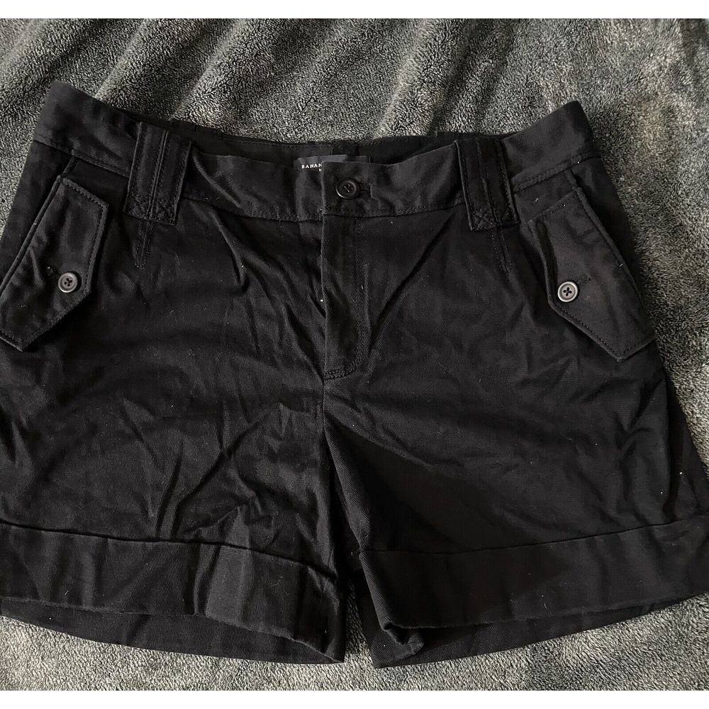 Banana Republic Black Martin fit Shorts Size 8 stretch shorts